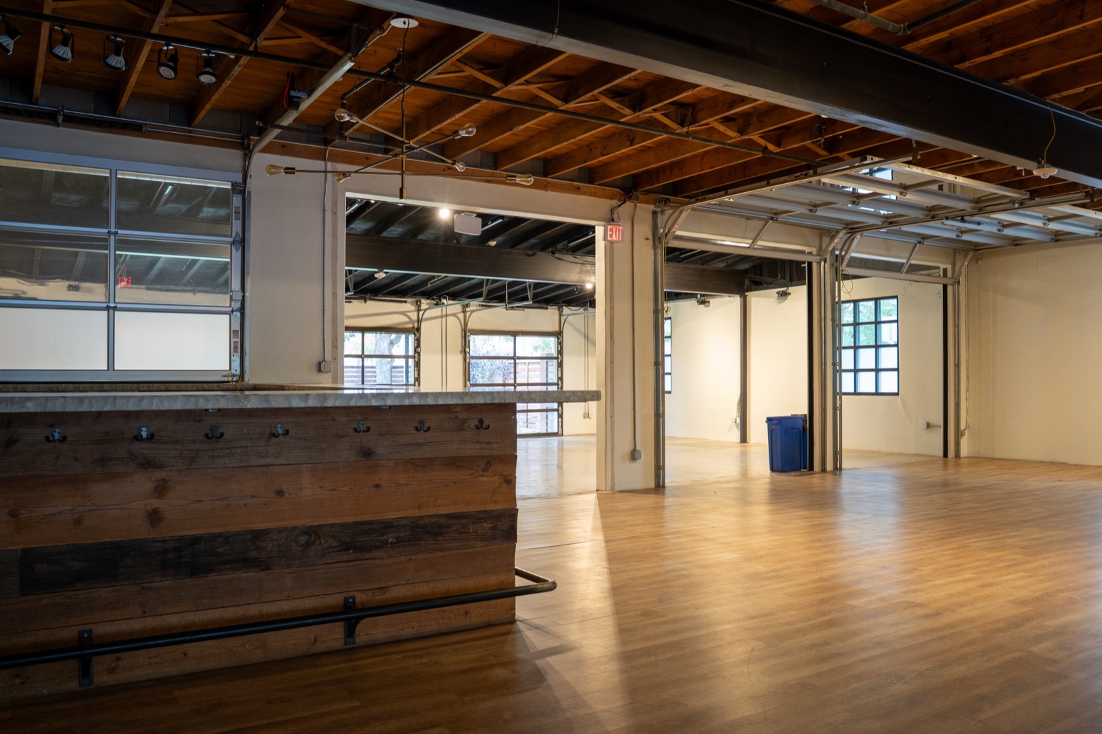 Newly finished Austin event hall cleaned and turned over after construction by Bailey & Bear